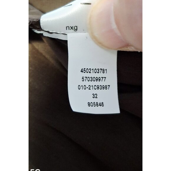 Chico Espresso Batwing Button-Detail Oversized Blouse W/ Grommet Accents & Ruche - Picture 10 of 10